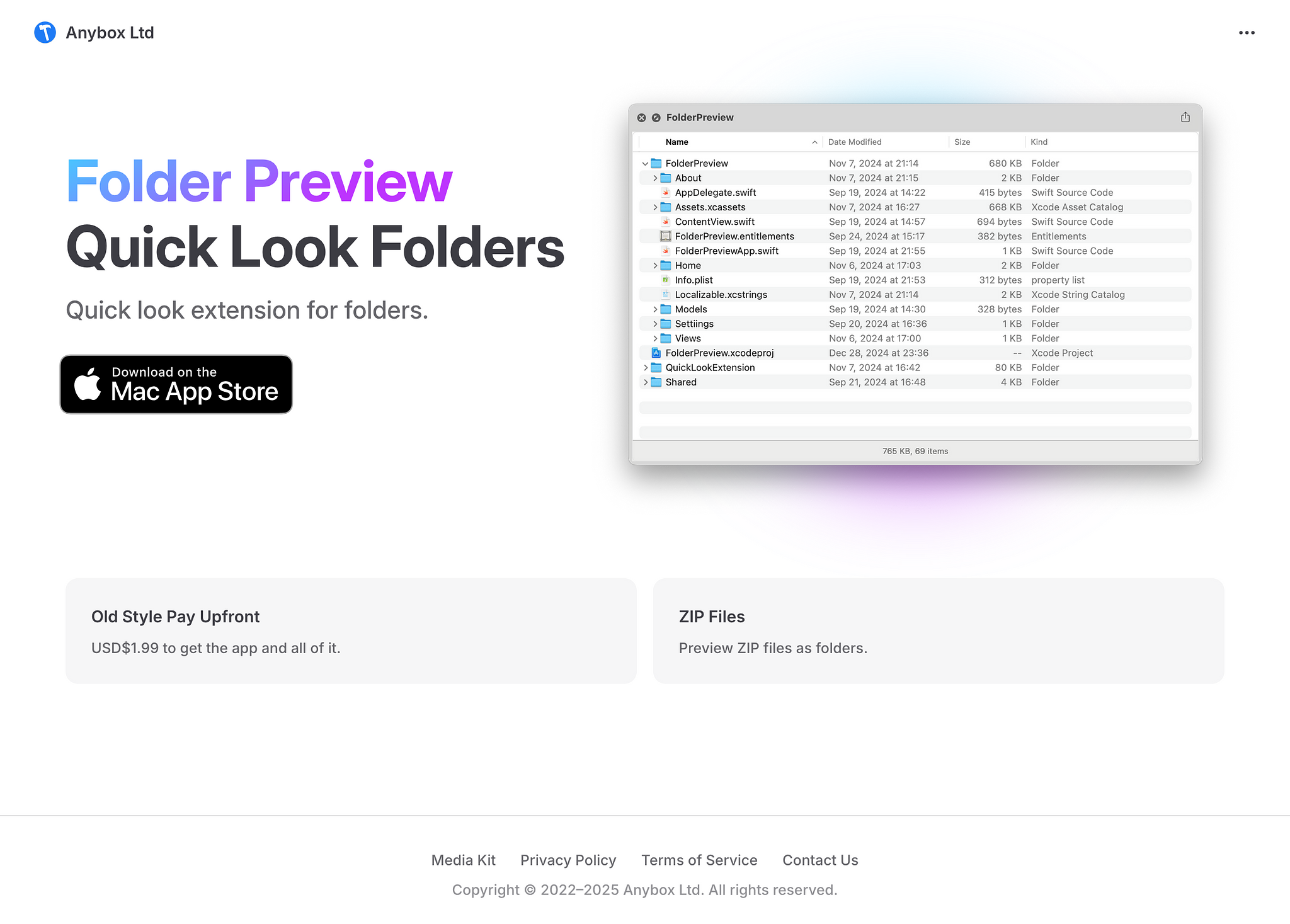 Screenshot Folder Preview Homepage (07.05.2025)